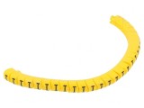 Markere Marcaj Galben PVC 2,5-5mm