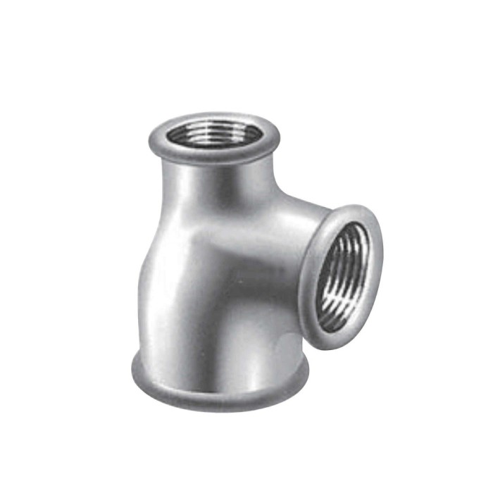 Teu redus fonta zincata, FI, 1&quot; - 1/2&quot;, 130/A