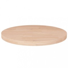 vidaXL Blat de masă rotund, &Oslash;30x2,5 cm, lemn masiv stejar netratat