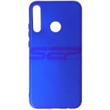 Husa Silicon Electric Blue Huawei P40 Lite E - Protectie Premium