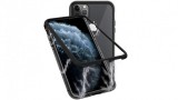 Husa Magnetica Apple iPhone 11 Pro Max, Sticla Securizata, Protectie Completa, Neagra