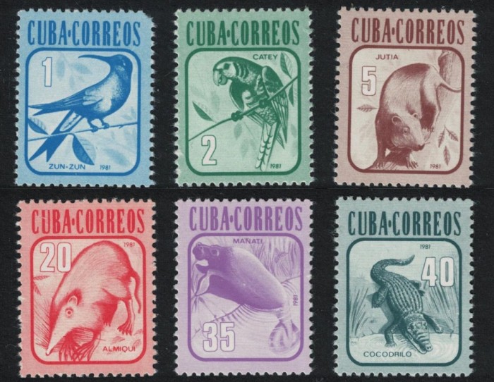 CUBA 1981 FAUNA