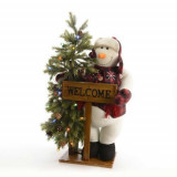 Cumpara ieftin Figurina decorativa - Snowman with Tree | Kaemingk