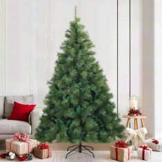 vidaXL Brad de Crăciun artificial cu ramuri articulare Verde 210 cm 42019334