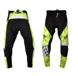 Pantaloni cross-enduro pentru scuter - motocicleta Unik Racing model MX01 culoare: negru/verde fluor Negru/verde fluor 30 (M)