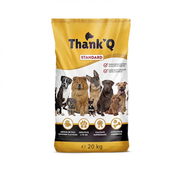 Hrana uscata pentru caini, Thank&#039;Q cu Pui Sac 10 kg