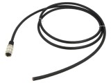 Conector M16 mamă, 12 pini, 3A, IP67, cu cablu