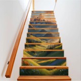 Sticker decorativ pentru scari interioare, print autoadeziv de inalta rezolutie, dimensine 200 x 124 cm, cod: AVX-STAIRS-07, AVEX
