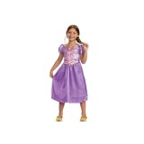 Costum Rapunzel Classic - Tangled Princess pentru fete, marimea XS (3-4 ani)