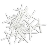 Distantiere &icirc;n cruce 1 mm pentru gresie si faianta, set 200 buc