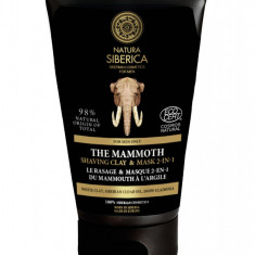 Ceara pentru barbierit si masca 2 in 1 Mammoth, 150ml, Natura Siberica