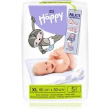 BELLA Baby Happy Baby Underpads suport pentru schimbat scutecele de unică folosință 90x60 cm 5 buc