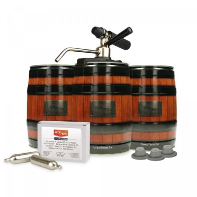 Starterpaket Brewferm Kleine bierf&amp;auml;sser, Partyf&amp;auml;sser - mit Party Star Deluxe foto