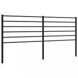 Cumpara ieftin Tablie de pat de schimb metalica, negru, 180 cm