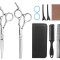Set profesional Frcolor foarfece de tuns și foarfece pentru dreptaci 6.0 + Piepteni husă Offset pent