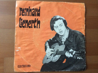 Reinhard Lienerth disc single 7&amp;quot; vinyl muzica folk electrecord 45 EDC 10608 VG foto