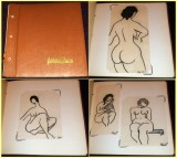 Nuduri feminine - album de schițe erotice, 36 de desene originale din anii 60, Nud, Carbune, Avangardism