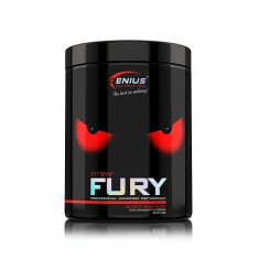 Pre-Workout cu aroma de zmeura Fury Extreme, 400g, Genius Nutrition