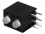 LED 3mm Roșu/Verde 20mA 60&deg;, KINGBRIGHT ELECTRONIC