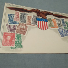 CARTE POSTALA EMBOSATA USA 1905 NECIRCULATA