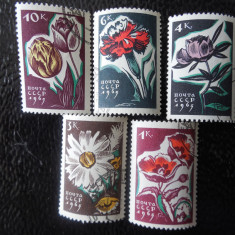 URSS-Flora -serie completa-stampilate