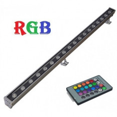 Proiector LED 24W Liniar 100cm RGB foto