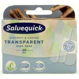 Cumpara ieftin Plasturi transparenți cu Aloe Vera, 20buc, Salvequick