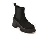 Ghete GRYXX negre, 1763895, din piele intoarsa
