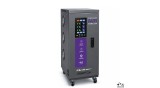 Stabilizator de tensiune Qoltec Three-Phase AVR MULTIPROTECTION &ndash; 10kVA / 8kW, &plusmn;3%, Servo, LCD