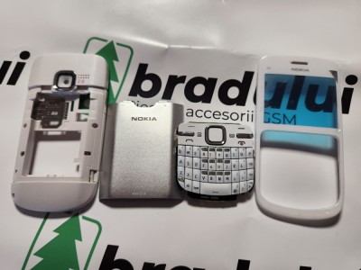 Carcasa pentru Nokia C3-00 alba - Noua, Completa si de Inalta Calitate foto
