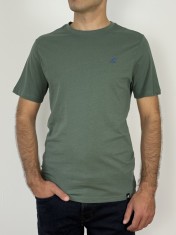 U.S. Grand POLO Tricou barbati cu logo brodat, Regular fit, din bumbac, Verde inchis, M