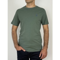 U.S. Grand POLO Tricou barbati cu logo brodat, Regular fit, din bumbac, Verde inchis, M