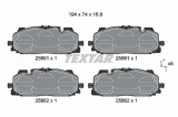 Set placute frana TEXTAR 2586101
