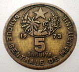 7.600 MAURITANIA 5 OUGUIYA 1973, Europa