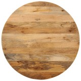 vidaXL Blat de masă rotund, &Oslash; 80x3,8 cm, lemn masiv de mango brut