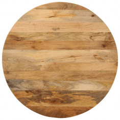 vidaXL Blat de masă rotund, &amp;Oslash; 70x2,5 cm, lemn masiv de mango brut foto