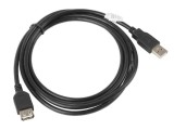 Cablu USB-A M F 2.0 1,8 m negru