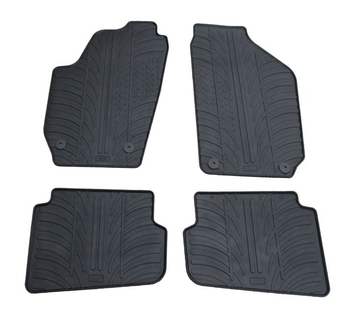 Set covorase auto din cauciuc Skoda Fabia 1 2002-2007, Facelift 03.2007-2014, Negru, Gledring, 4 buc. AutoDrive ProParts