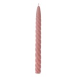 Cumpara ieftin Set 6 lumanari Old Pink Twisted 25 cm