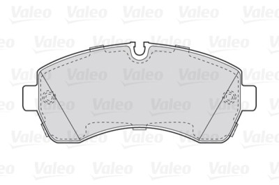 VALEO 301881 FIRST set placute frana,frana disc foto