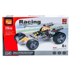 Joc constructii metal, Masina F1, 125 piese/set foto