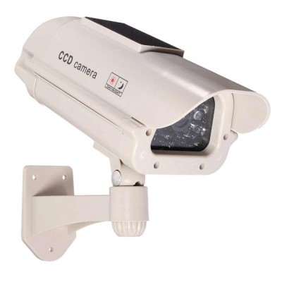 Camera supraveghere falsa cu modul solar si simulare IR foto