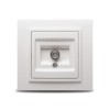 Zena Alb Priza Satelit F Conector ST