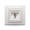 Zena Alb Priza Satelit F Conector ST