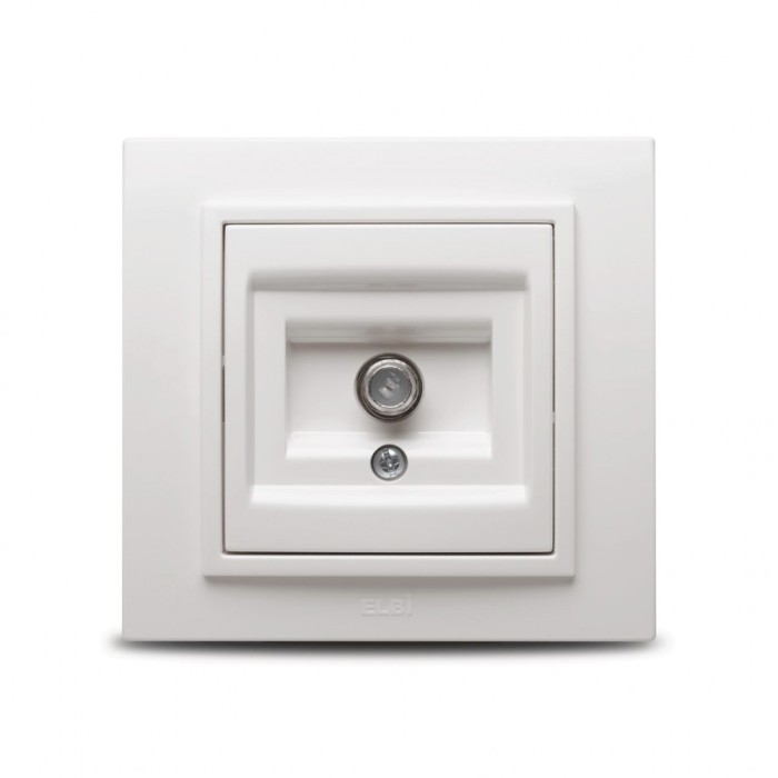 Zena Alb Priza Satelit F Conector ST