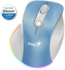 Mouse Genius, Ergo 9000S, PC sau NB, wireless, BT+2.4GHz, optic,