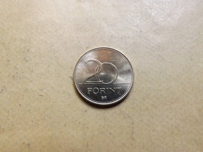Ungaria 20 Forint / Forinti 2019 - MU 2 foto
