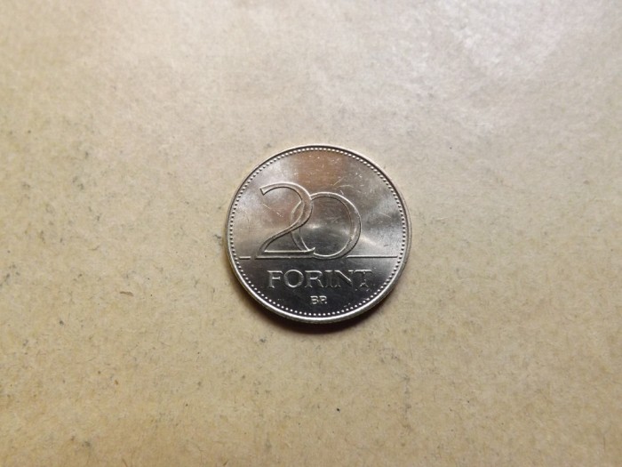 Ungaria 20 Forint / Forinti 2019 - MU 2