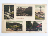Carte postala veche vedere colaj 1935, Urlatoarea, Poiana Tapului etc. circulata