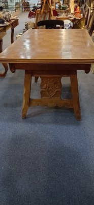 Masa vintage din lemn masiv foto